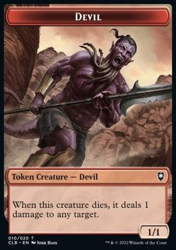 Devil Token (Red 1/1)⁣ - Commander Legends: Battle for Baldur's Gate: Extras⁣ (Token)⁣ [T10]