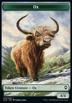Ox Token (Green 4/4)⁣ - Commander Legends: Battle for Baldur's Gate: Extras⁣ (Token)⁣ [T13]