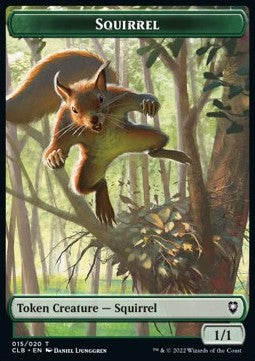 Squirrel Token (Green 1/1)⁣ - Commander Legends: Battle for Baldur's Gate: Extras⁣ (Token)⁣ [T15]