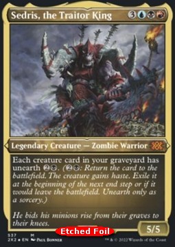 Sedris, the Traitor King (V.2)⁣ - Double Masters 2022: Extras⁣ (Mythic)⁣ [537]