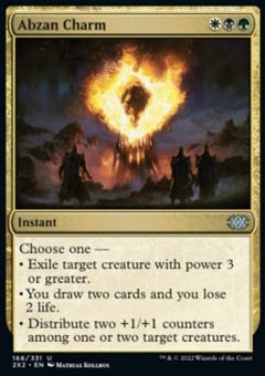 Abzan Charm⁣ - Double Masters 2022⁣ (Uncommon)⁣ [166]