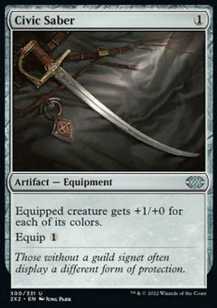 Civic Saber⁣ - Double Masters 2022⁣ (Uncommon)⁣ [300]