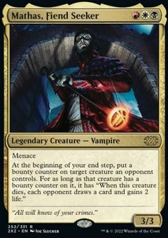 Mathas, Fiend Seeker⁣ - Double Masters 2022⁣ (Rare)⁣ [252]