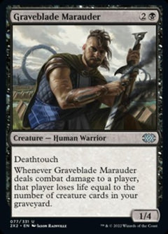 Graveblade Marauder⁣ - Double Masters 2022⁣ (Uncommon)⁣ [77]