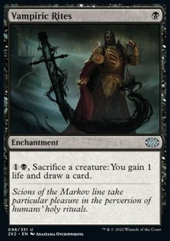 Vampiric Rites⁣ - Double Masters 2022⁣ (Uncommon)⁣ [98]