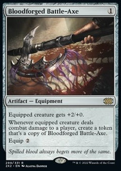 Bloodforged Battle-Axe⁣ - Double Masters 2022⁣ (Rare)⁣ [299]