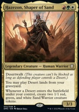 Hazezon, Shaper of Sand⁣ - Commander: Dominaria United⁣ (Rare)⁣ [32]