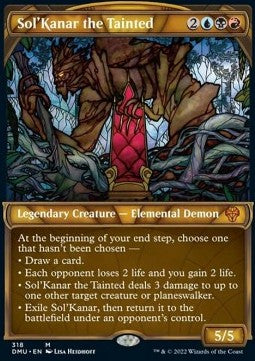 Sol'Kanar the Tainted (V.1)⁣ - Dominaria United: Extras⁣ (Mythic)⁣ [318]