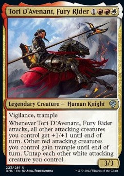 Tori D'Avenant, Fury Rider⁣ - Dominaria United⁣ (Uncommon)⁣ [223]