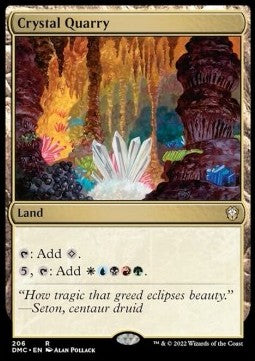 Crystal Quarry⁣ - Commander: Dominaria United⁣ (Rare)⁣ [206]