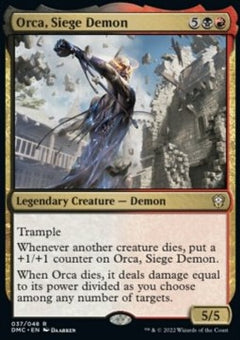 Orca, Siege Demon⁣ - Commander: Dominaria United⁣ (Rare)⁣ [37]