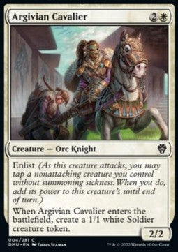 Argivian Cavalier⁣ - Dominaria United⁣ (Common)⁣ [4]