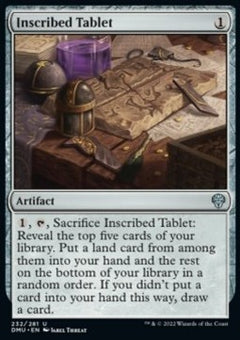 Inscribed Tablet⁣ - Dominaria United⁣ (Uncommon)⁣ [232]