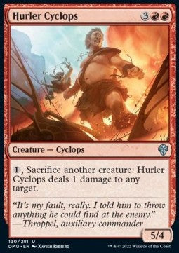 Hurler Cyclops⁣ - Dominaria United⁣ (Uncommon)⁣ [130]