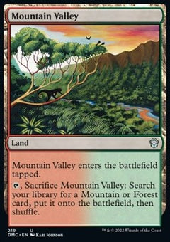 Mountain Valley⁣ - Commander: Dominaria United⁣ (Uncommon)⁣ [219]