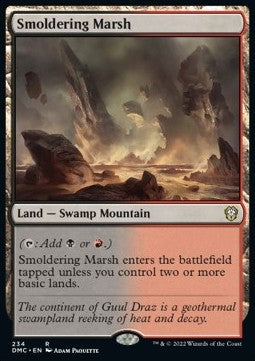 Smoldering Marsh⁣ - Commander: Dominaria United⁣ (Rare)⁣ [234]