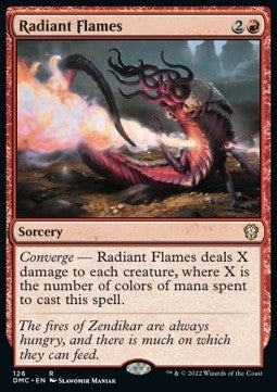 Radiant Flames⁣ - Commander: Dominaria United⁣ (Rare)⁣ [126]