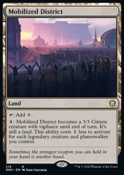 Mobilized District⁣ - Commander: Dominaria United⁣ (Rare)⁣ [218]