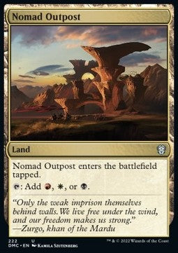 Nomad Outpost⁣ - Commander: Dominaria United⁣ (Uncommon)⁣ [222]