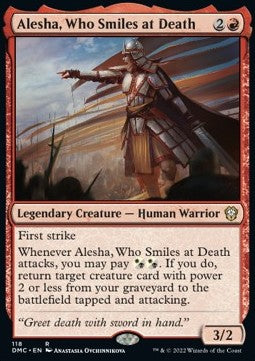 Alesha, Who Smiles at Death⁣ - Commander: Dominaria United⁣ (Rare)⁣ [118]