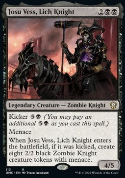 Josu Vess, Lich Knight⁣ - Commander: Dominaria United⁣ (Rare)⁣ [113]