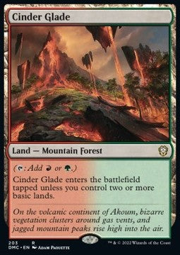 Cinder Glade⁣ - Commander: Dominaria United⁣ (Rare)⁣ [203]