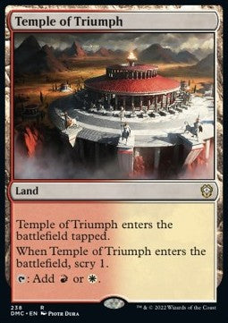 Temple of Triumph⁣ - Commander: Dominaria United⁣ (Rare)⁣ [238]
