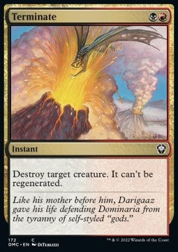 Terminate⁣ - Commander: Dominaria United⁣ (Common)⁣ [172]