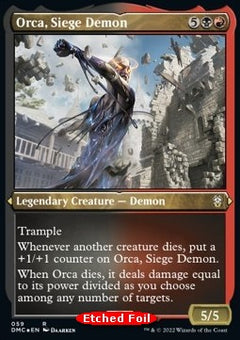Orca, Siege Demon⁣ - Commander: Dominaria United: Extras⁣ (Rare)⁣ [59]