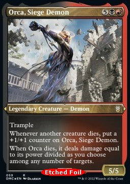 Orca, Siege Demon⁣ - Commander: Dominaria United: Extras⁣ (Rare)⁣ [59]
