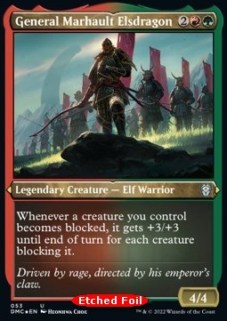 General Marhault Elsdragon⁣ - Commander: Dominaria United: Extras⁣ (Uncommon)⁣ [53]