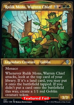 Rulik Mons, Warren Chief (V.2)⁣ - Dominaria United: Extras⁣ (Uncommon)⁣ [357]