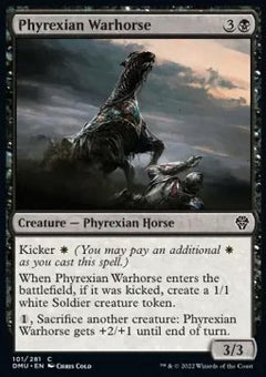 Phyrexian Warhorse⁣ - Dominaria United⁣ (Common)⁣ [101]