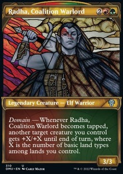 Radha, Coalition Warlord (V.1)⁣ - Dominaria United: Extras⁣ (Uncommon)⁣ [310]
