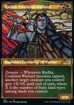 Radha, Coalition Warlord (V.2)⁣ - Dominaria United: Extras⁣ (Uncommon)⁣ [351]