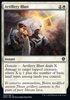 Artillery Blast⁣ - Dominaria United⁣ (Common)⁣ [6]