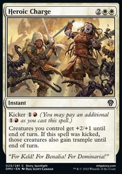 Heroic Charge⁣ - Dominaria United⁣ (Common)⁣ [20]