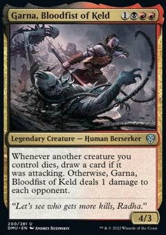 Garna, Bloodfist of Keld⁣ - Dominaria United⁣ (Uncommon)⁣ [200]