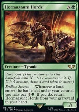 Hormagaunt Horde⁣ - Universes Beyond: Warhammer 40,000⁣ (Rare)⁣ [93]