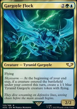 Gargoyle Flock⁣ - Universes Beyond: Warhammer 40,000⁣ (Rare)⁣ [123]