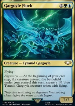 Gargoyle Flock⁣ - Universes Beyond: Warhammer 40,000⁣ (Rare)⁣ [123]