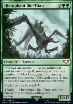 Hierophant Bio-Titan⁣ - Universes Beyond: Warhammer 40,000⁣ (Rare)⁣ [92]