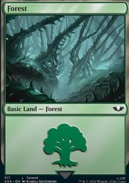 Forest⁣ - Universes Beyond: Warhammer 40,000⁣ (Land)⁣ [317]