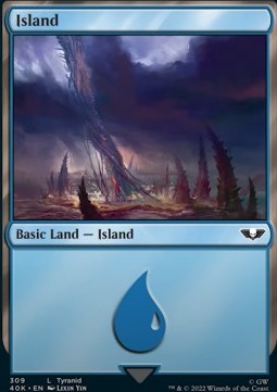 Island⁣ - Universes Beyond: Warhammer 40,000⁣ (Land)⁣ [309]