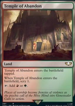 Temple of Abandon⁣ - Universes Beyond: Warhammer 40,000⁣ (Rare)⁣ [297]