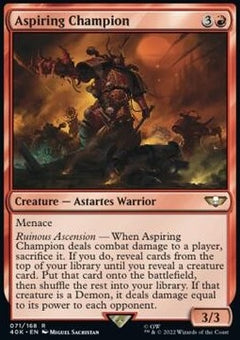 Aspiring Champion⁣ - Universes Beyond: Warhammer 40,000⁣ (Rare)⁣ [71]