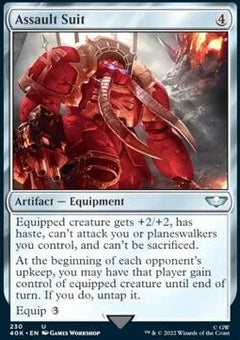 Assault Suit⁣ - Universes Beyond: Warhammer 40,000⁣ (Uncommon)⁣ [230]