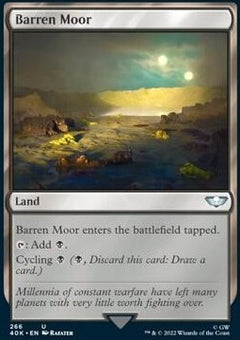 Barren Moor⁣ - Universes Beyond: Warhammer 40,000⁣ (Uncommon)⁣ [266]