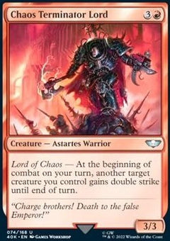 Chaos Terminator Lord⁣ - Universes Beyond: Warhammer 40,000⁣ (Uncommon)⁣ [74]