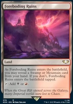 Foreboding Ruins⁣ - Universes Beyond: Warhammer 40,000⁣ (Rare)⁣ [279]